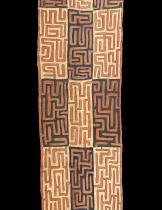 Kuba Raffia Cloth Skirt - Kuba People, D.R. Congo (#18) 1