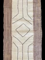 Short Kuba Raffia Cloth Skirt - Kuba People, D.R. Congo (#44) 1