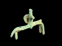 Bronze Equestrian Figure (Horse and Rider) - Djenne, Mali As-Is 4