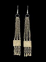 Vintage Prayer Box Earrings - India (A)