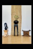 Traditional Ashanti Stool with Sankofa Bird- Ashanti people, Ghana 6