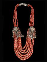 Rajasthani Multistrand Coral Necklace -SOLD- 1