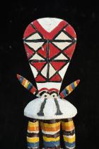 3 Colorful Figures in Ceremonial Dress - Angola 8