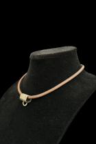 Brown Leather Necklace for Holly Masterson's Gathering Adornments - HM33 1