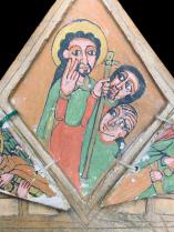 Ethiopian Double Sided Two Level Triptych  1