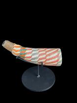 Wooden Snuff Container Wrapped in Telephone Cable Wire - Zulu People, South Africa 5