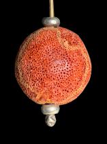 Sterling Silver earrings with Sponge Coral (HM66) 1