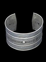 Vintage Tuareg Sterling Silver Cuff Bracelet