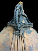Palm Wine Vessel with Corn Cob Stopper - Grassfield Peoples like the Bamileke and Bamum of Cameroon - Sold 4