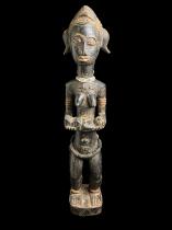 Maternity or Mother and Child Figure - Baule People, Ivory Coast - Sold