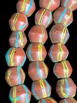  Collectible Venetian glass bicone King trade beads  3