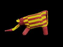 Beaded Red and Yellow Elephant - South Africa 5