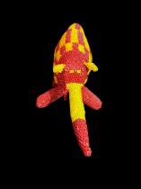 Beaded Red and Yellow Elephant - South Africa 1