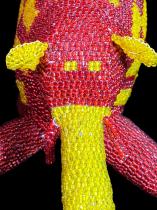 Beaded Red and Yellow Elephant - South Africa 2