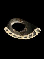 Sterling Silver and Horn Ring - Benin 3