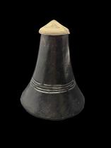 Milk Vessel w/ Native Metal Repairs - Ganda & Hima Peoples, Uganda (2)  1