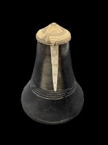 Milk Vessel w/ Native Metal Repairs - Ganda & Hima Peoples, Uganda (2) 