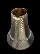 Milk Vessel w/ Native Metal Repairs - Ganda & Hima Peoples, Uganda (3) 3