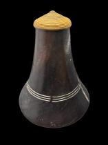 Milk Vessel w/ Native Metal Repairs - Ganda & Hima Peoples, Uganda (3) 8