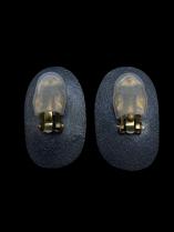 Oxidized Sterling Silver Clip Earrings 3