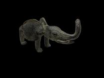 Bronze Elephant - Baule People, Ivory Coast (B) 1