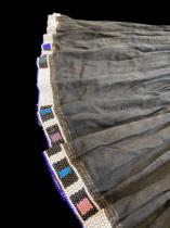 Pleated Skirt with Beaded Trim- Ndebele People, South Africa (#3634) 1