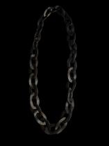 Ebony Wood Link Necklace - Benin 3