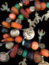 Old Moroccan Necklace with Coral and Amber -Sold 2