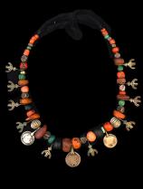 Old Moroccan Necklace with Coral and Amber -Sold 1