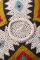 Beaded Beer Pot lid 'Imbenge' - Zulu People, South Africa 1