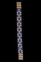 3 Kente Strips Stitched Together- Ashanti People, Ghana, West Africa 3