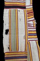 Set of 3 Old Kente Strips - Ashanti People, Ghana, West Africa 3