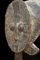 Wooden and Copper Alloy Reliquary Figure - Kota People, Gabon 2