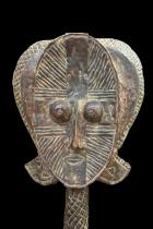 Wooden and Copper Alloy Reliquary Figure - Kota People, Gabon 3