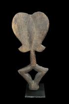 Wooden and Copper Alloy Reliquary Figure - Kota People, Gabon 4