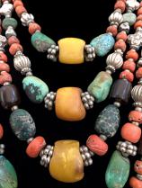 Multi-Strand Ladakh Necklace (#2) - India - Sold 4
