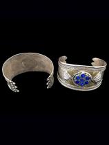 Pair of Lapis Lazuli Cuffs (#1) - Central Asia 1