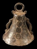 Diviners Bell with Chameleon Design - Lobi people, Burkina Faso 