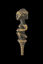 Kanioka Figurative Hairpin or Finial - Luba People, D.R. Congo 3