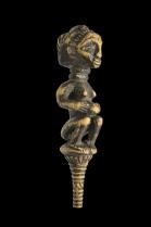 Kanioka Figurative Hairpin or Finial - Luba People, D.R. Congo 5