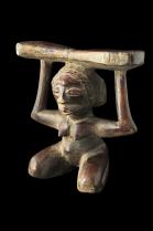 Single Figure Headrest - Luba People, D.R. Congo 3