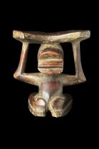 Single Figure Headrest - Luba People, D.R. Congo 5