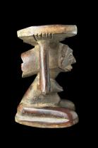 Single Figure Headrest - Luba People, D.R. Congo 6