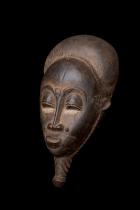 Pair of Portrait masks - Mblo - Baule People, Ivory Coast M57 - Sold 2