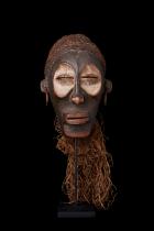 Mwana Pwo Female Mask - Chokwe People, D.R. Congo M59