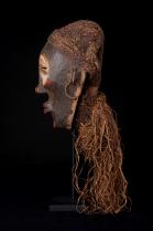 Mwana Pwo Female Mask - Chokwe People, D.R. Congo M59 2