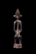 Wooden figure called Tugubele or Deble - Senufo People, Ivory Coast M29 3