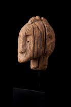 Ancient Wooden Head - Tellem People, Mali M6 - Sold 1