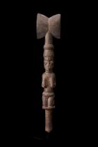 Oshe Shango Staff - Yoruba people, Nigeria M18