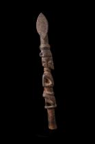 Oshe Shango Staff - Yoruba people, Nigeria M18 4